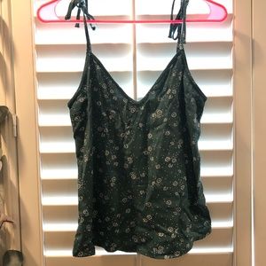 Abercrombie & Fitch Tie Strap Tank Top